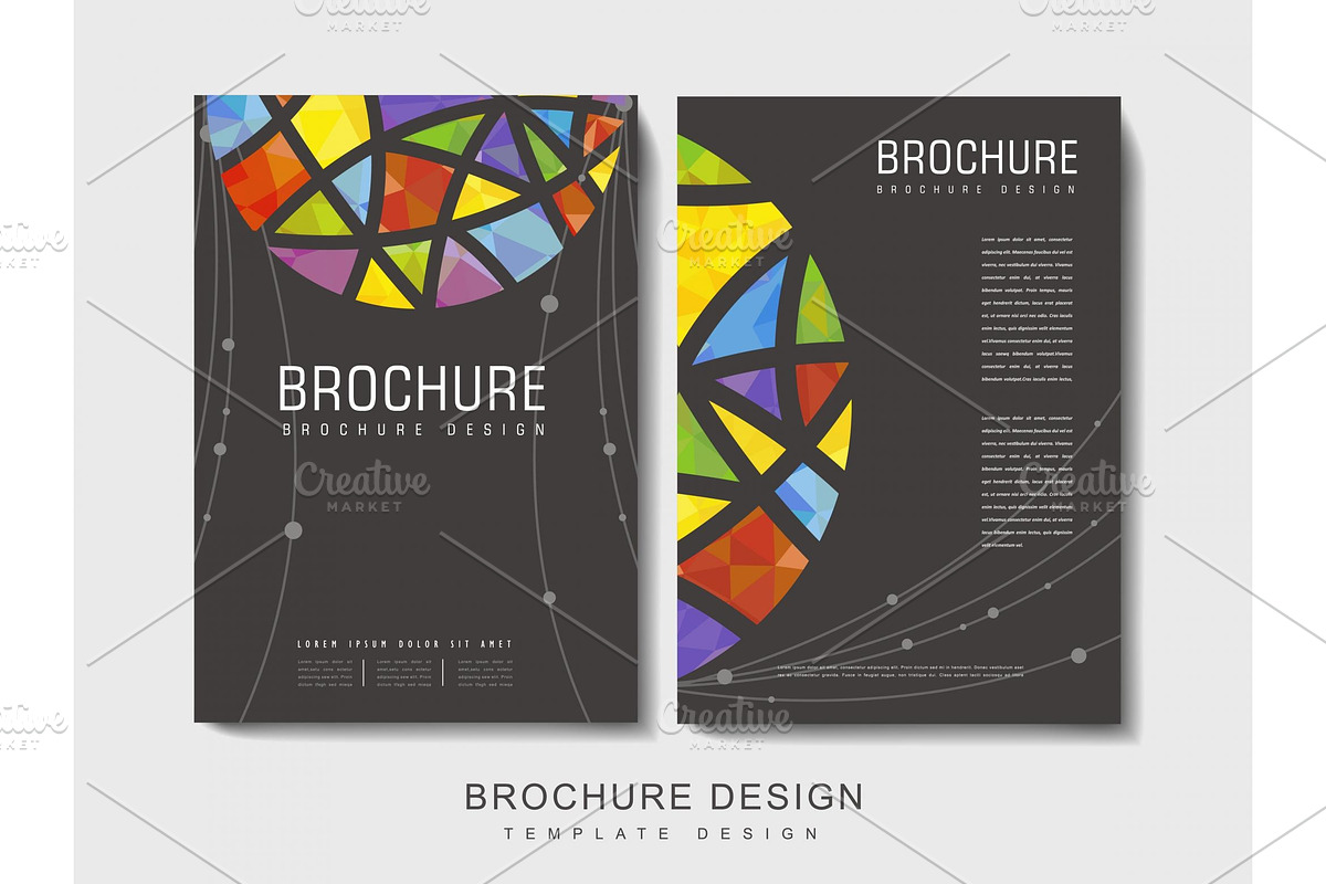 modern brochure template, a Brochure Template by TotallypicRF
