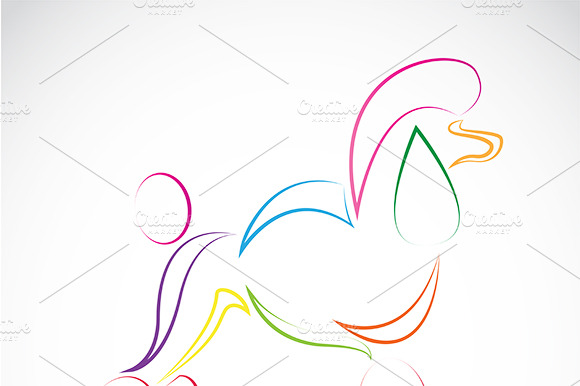 Vector Image Of An Dog (Poodle)