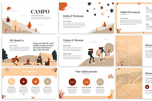 Campo - Adventure Google Slides