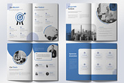 Corporate Brochure Layout with Blue, a Brochure Template by graphypix (Thumbnail 6 of 8)