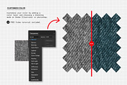 Indigo Denim Texture Pattern, a Pattern Graphic by Swatch Supply (Thumbnail 3 of 9)