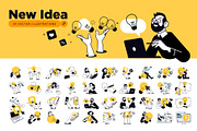 New Idea, a Person Illustration by PureSolution (Thumbnail 1 of 6)