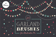 Holiday Garland brushes set, a Brush Add-On by Marish (Thumbnail 1 of 5)