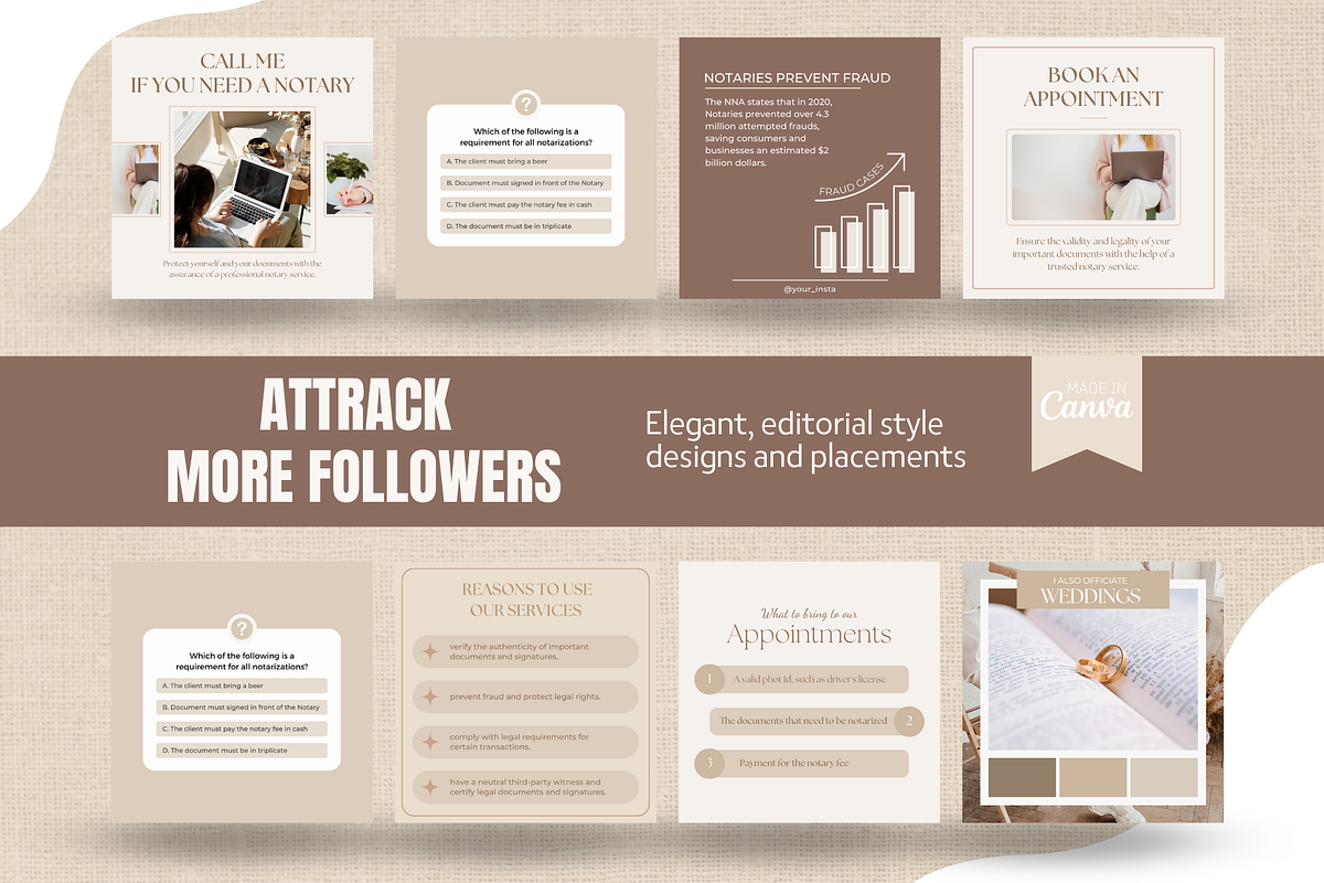 Notary Instagram Templates, a Social Media Template by EliteMatidi (Photo 3 of 7)