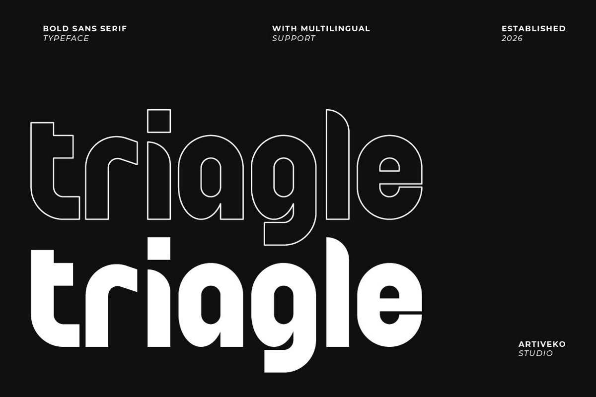 Roddo – Rounded Bold Sans Serif, a Sans Serif Font by Artiveko (Photo 4 of 8)