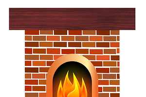 Fireplace Illustration