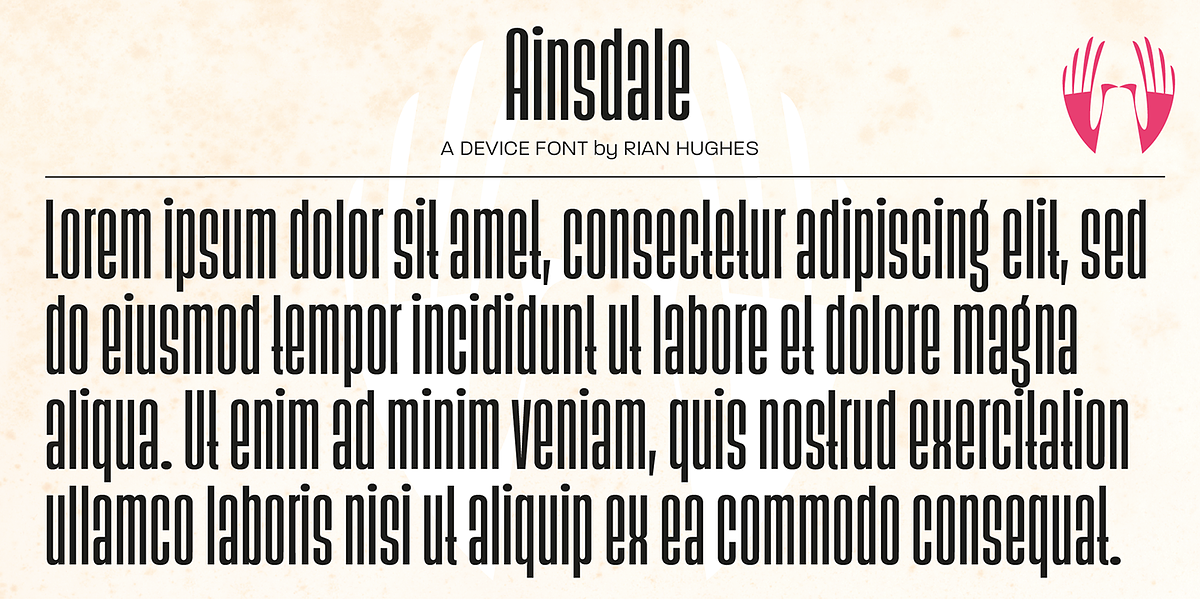 Ainsdale, a Sans Serif Font by Device (Photo 4 of 5)