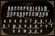 TEQUILERO, a Blackletter Font by jakejarkor (Thumbnail 3 of 8)