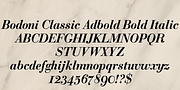 Bodoni Classic Adbold, a Serif Font by Wiescher-Design (Thumbnail 5 of 5)
