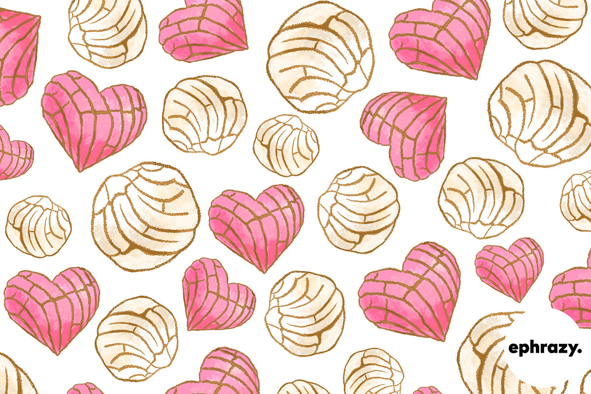 Mexican Pan Dulce Graphics, a Pattern Graphic by EphrazyGraphics (Photo 5 of 7)