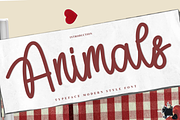 Animals, a Handwritten Font by FreshTypeINK (Thumbnail 1 of 7)