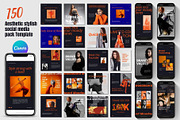 150 Animated Canva Instagram Bundle, a Social Media Template by TheBrightGrap (Thumbnail 1 of 12)
