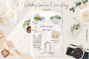 Wedding timeline map story creator, a Food Illustration by LABFcreations (Thumbnail 15 of 23)