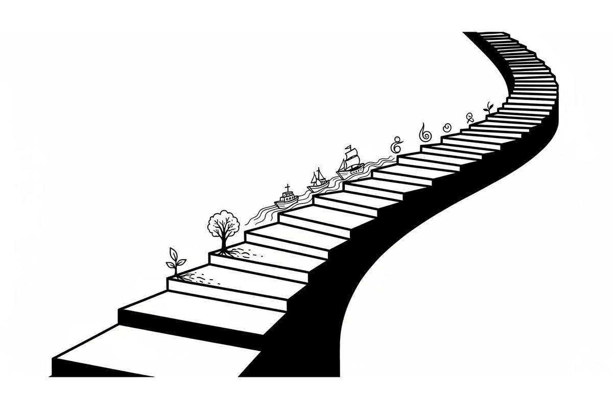 Stairway Journey Vector Bundle, an Illustration by jahid234 (Photo 21 of 51)