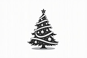 Festive Christmas Tree Silhouette Bu, an Illustration by Artivon (Thumbnail 14 of 21)