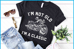 I'm A Classic Dad Biker Father's Day, an Object Graphic by Creativeusart