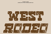 CS Misley Stamp, a Slab Serif Font by Craft Supply Co. (Thumbnail 3 of 8)
