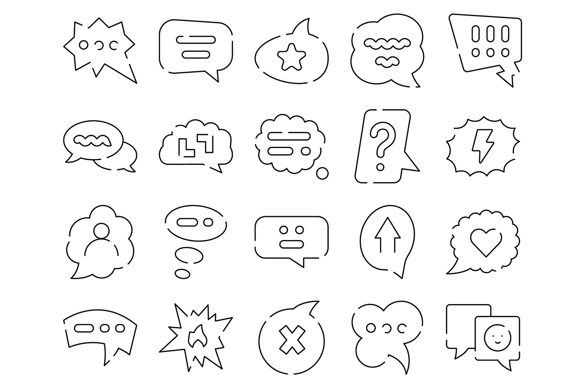Communication message speech thought, an Object Graphic by pikepicture (Photo 2 of 3)
