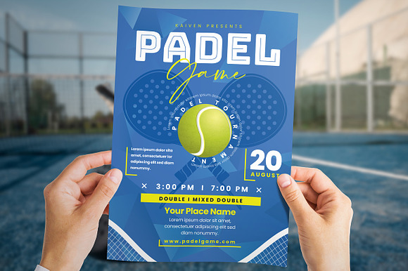 Padel Tournament Flyer preview 3