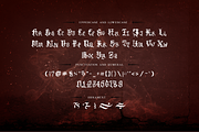 Black Might-Modern Blackletter Font, a Blackletter Font by overlaytemplates (Thumbnail 4 of 5)