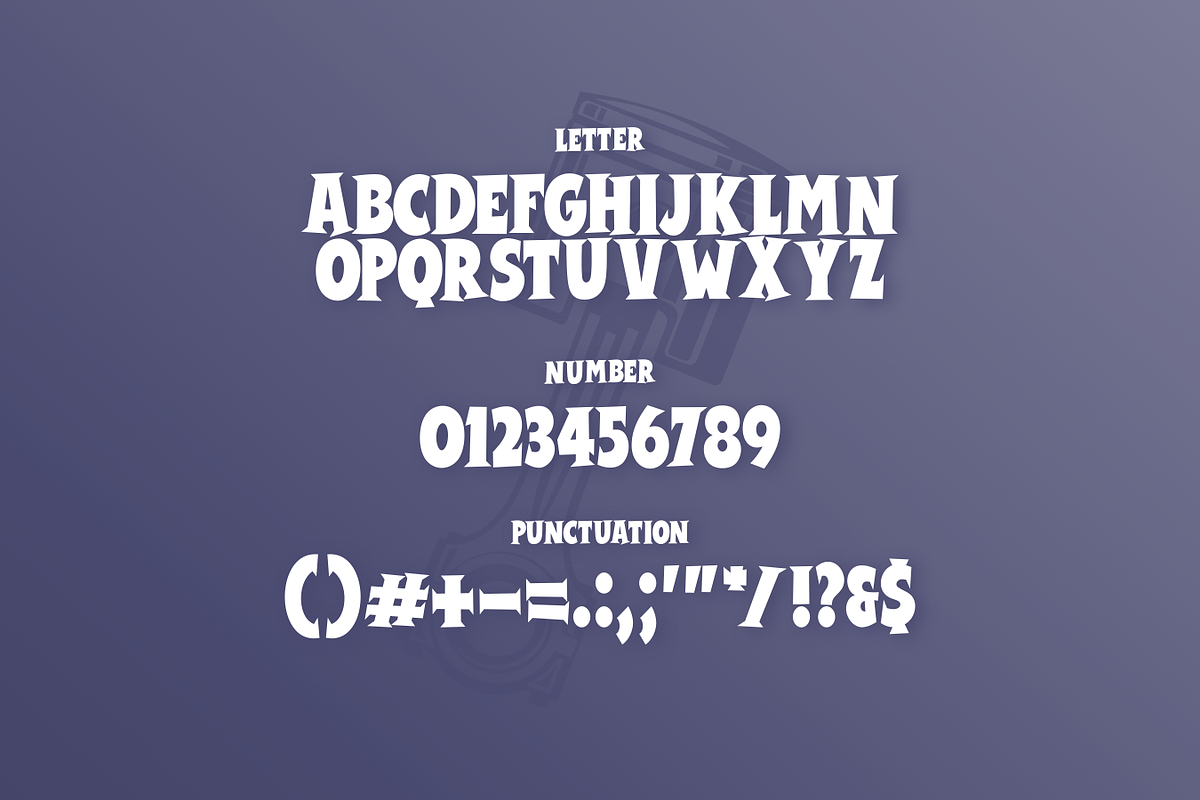 Bihoner - Artdeco Typeface, a Handwritten Font by garismantra (Photo 3 of 4)