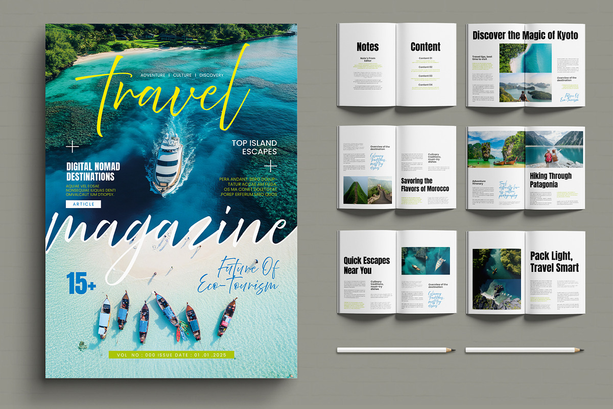 Travel Magazine Template