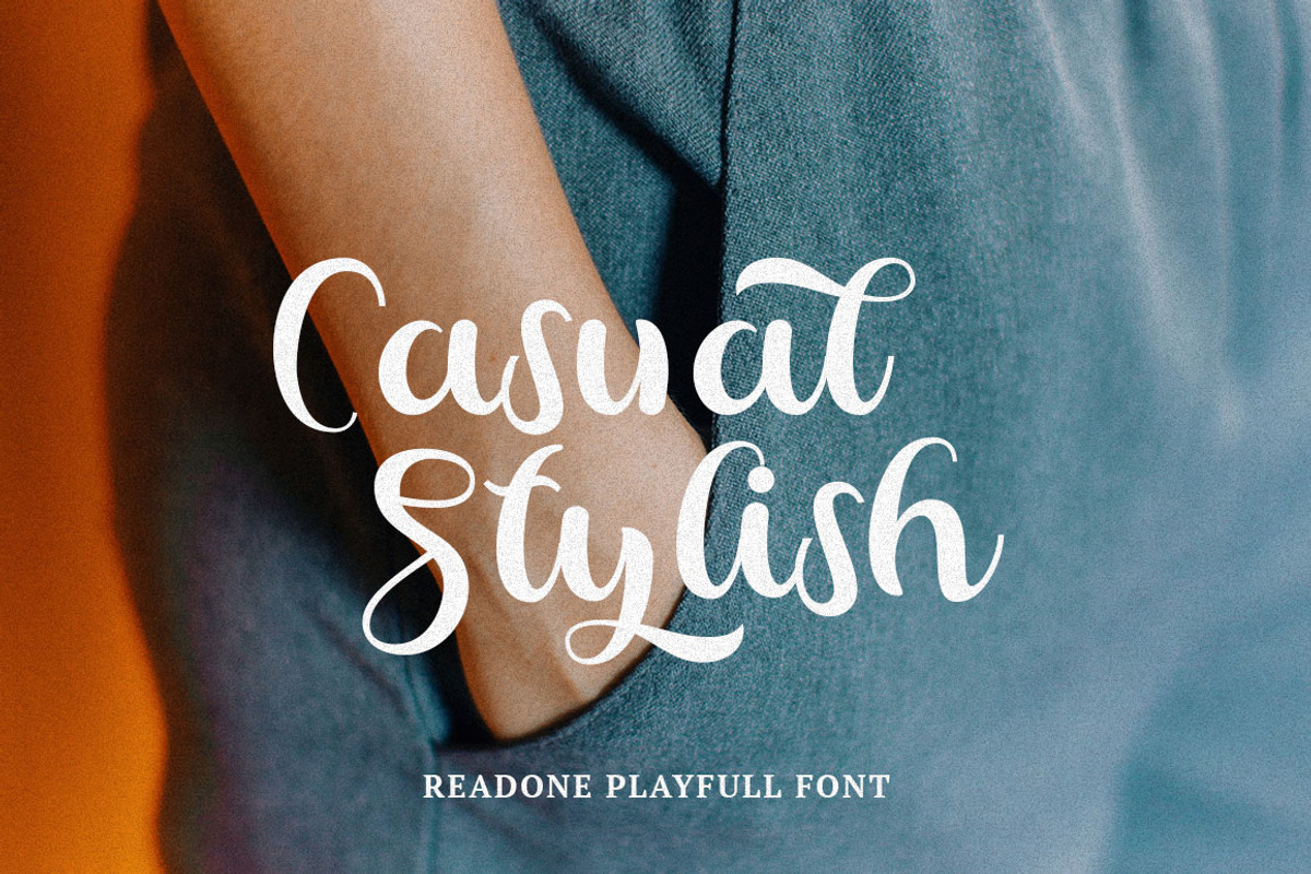 Readone - Playfull Bold Script preview 3