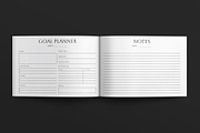 Digital Planner Template Landscape, a Brochure Template by E-Type (Thumbnail 6 of 7)