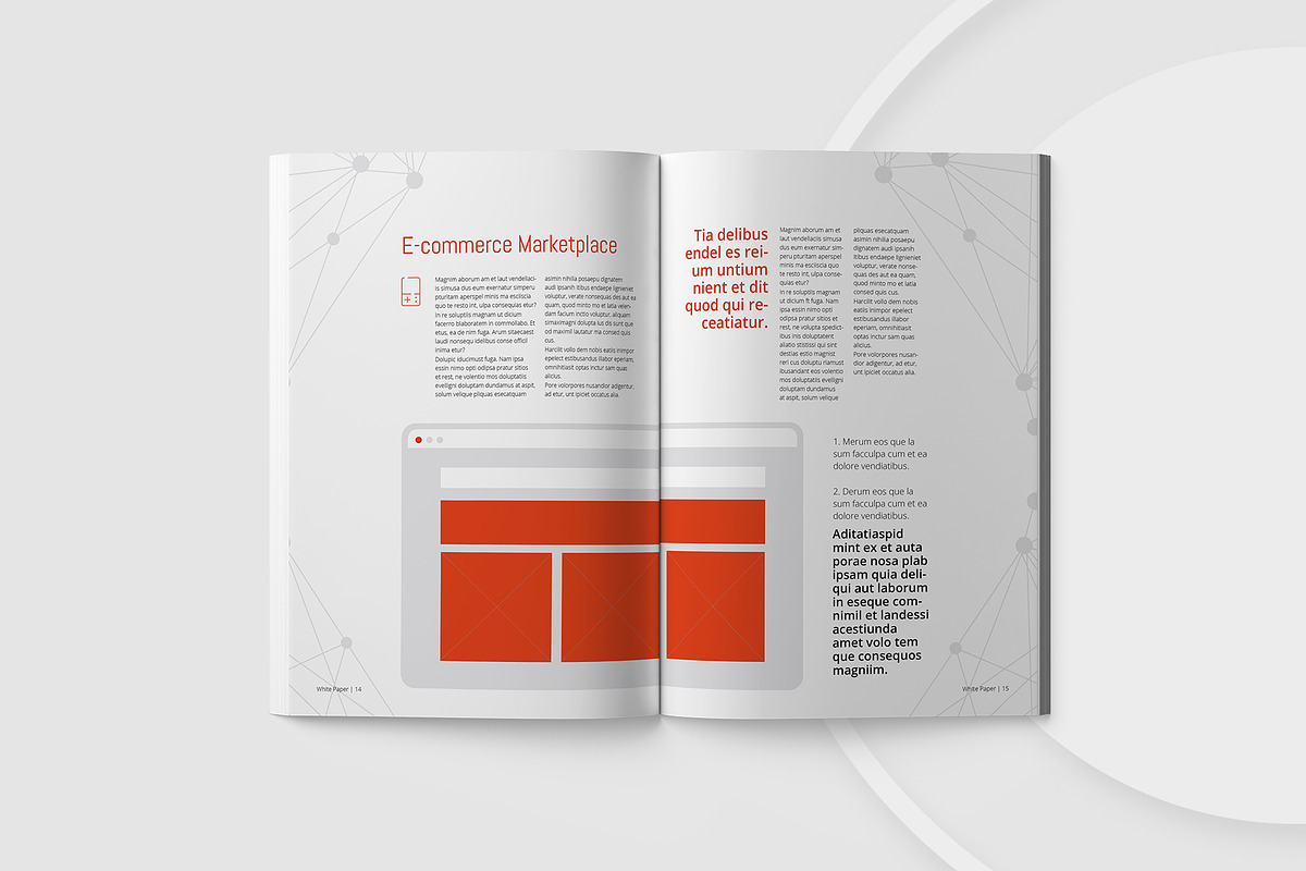 Minimal White Paper, a Brochure Template by astutedesign11 (Photo 8 of 13)