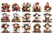 Autumn Farm PNG Clipart Bundle, a Seasonal Illustration by Nicolle's Colorful Art (Thumbnail 2 of 7)