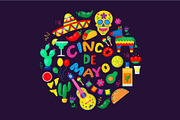 Cinco de Mayo Mexico clipart, a Seasonal Illustration by Idressart (Thumbnail 2 of 7)