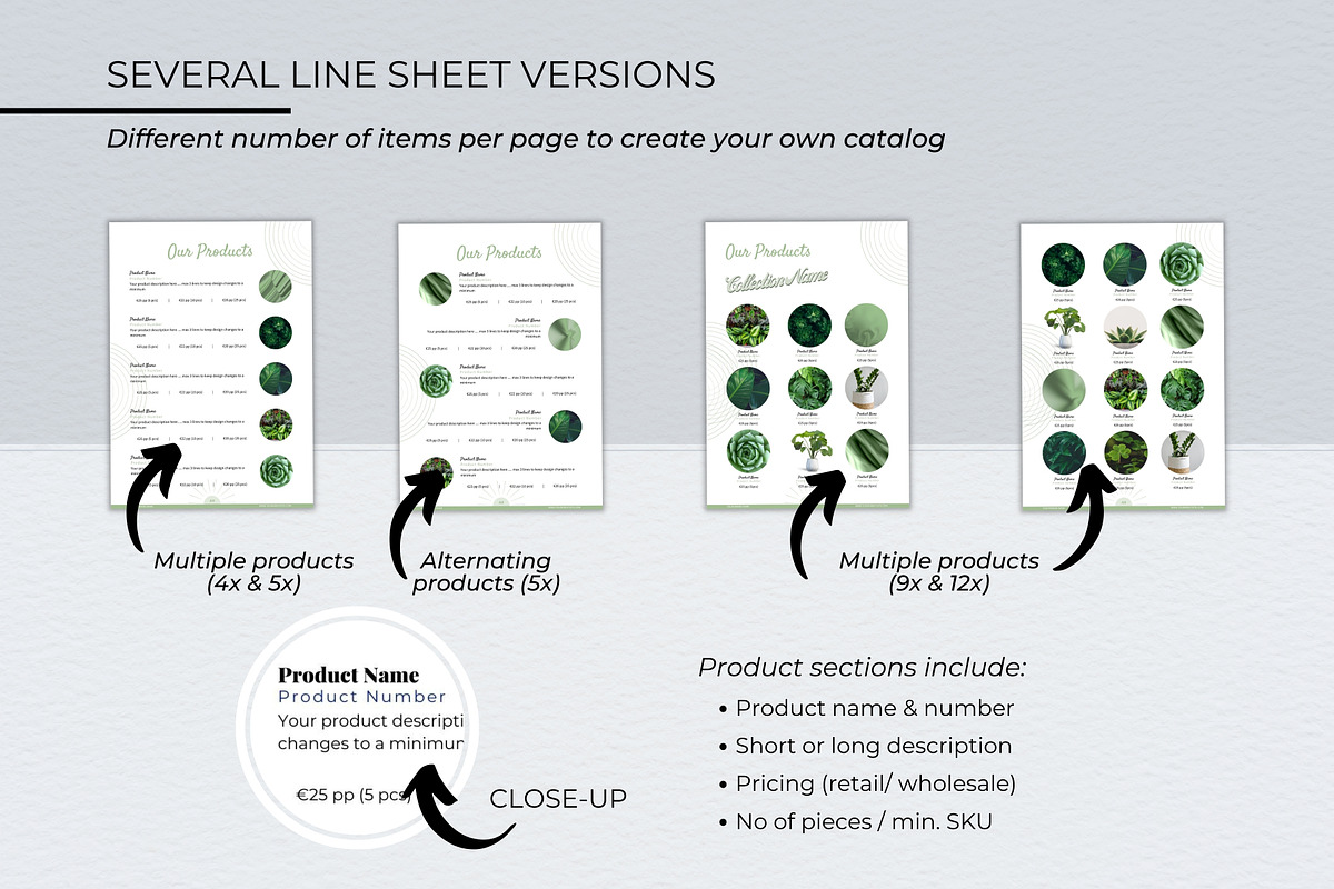 Product & Pricing Catalog Template preview 3