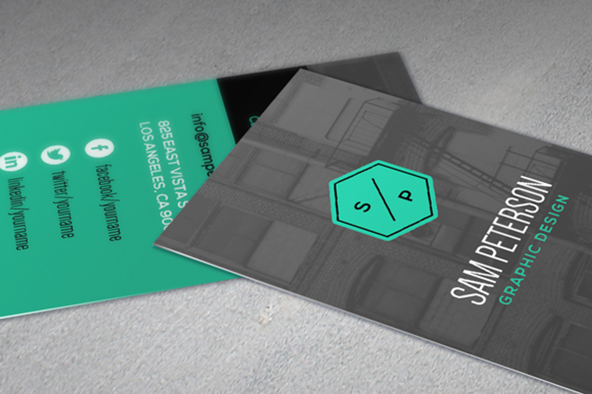 Building Business Card Template, a Business Card Template by END (Photo 1 of 2)