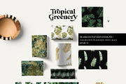 -60% TROPICAL GREENERY green gold, an Illustration by Lana Elanor (Thumbnail 7 of 8)
