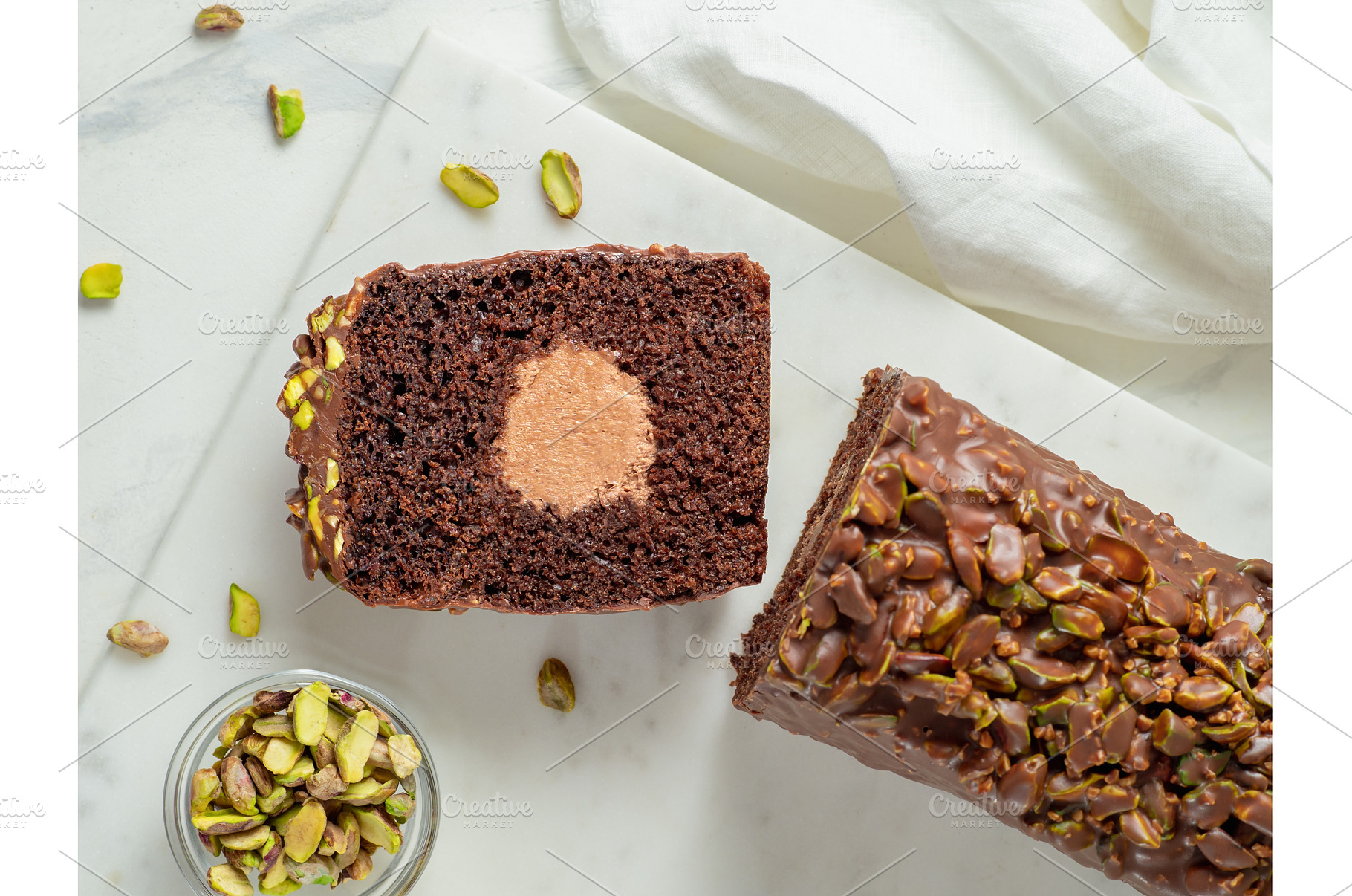 Travel Cake filled ganache with, a Food & Drink Photo by Fascinadora