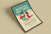 Retro Ski Trip Event Flyer, a Flyer Template by Guuver (Thumbnail 3 of 3)