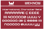 WHO'S NEXT font, a Font by weknow (Thumbnail 8 of 8)