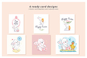 pretty bunny kit, an Animal Illustration by Funnystore (Thumbnail 12 of 17)