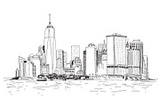 New York City Line Art Bundle!, an Illustration by dear uncle (Thumbnail 5 of 5)