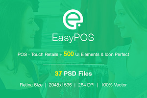 EasyPOS Touch Retails UI Graphic