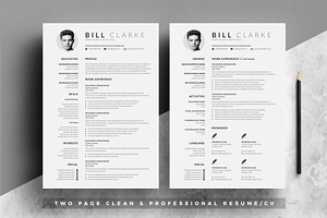 Clean Resume & Cover Letter