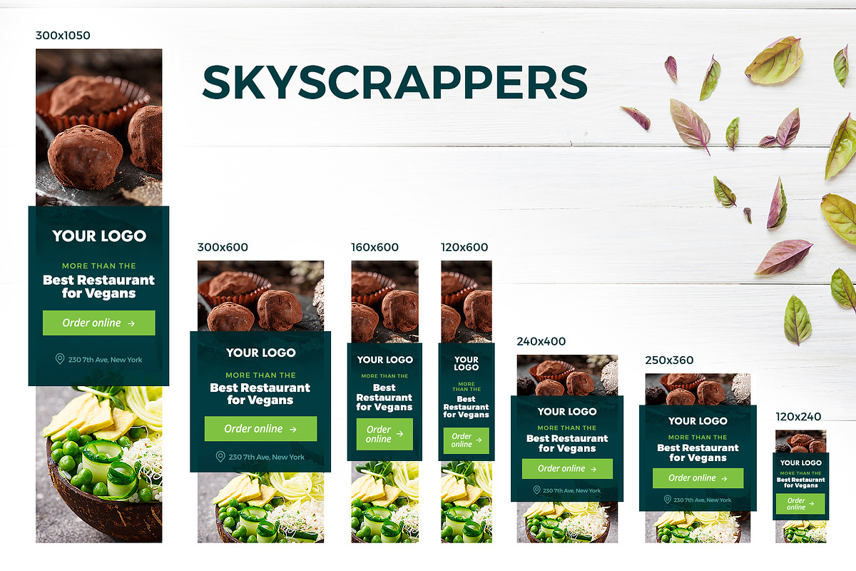 26 Web Banners for Google Ads, a Templates & Theme by Better Be a Designer (Photo 4 of 6)