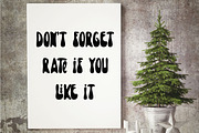 Christmas Poster Mock Up, a Print Template by Pixel Place (Thumbnail 6 of 6)