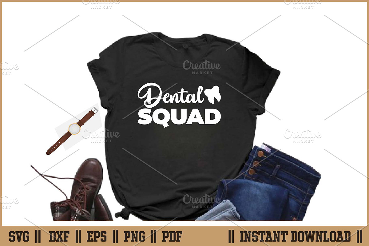 Dental Squad Cute Dentist Office SVG, a Healthcare Illustration by Handy Arts Studio (Photo 2 of 3)