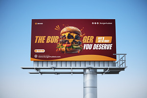 Food Billboard Design Template, a Poster Template by vectorlnk