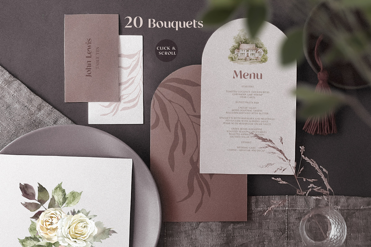 Ranch Wedding modern rustic set, an Animal Illustration by Anastezia Luneva (Photo 3 of 10)