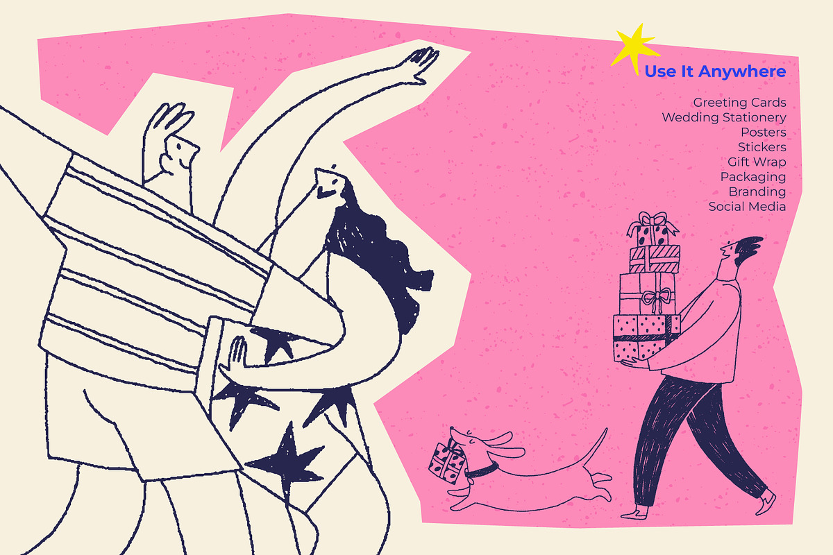 Cheers! Happy People Illustrations, a Person Illustration by Olly Kava (Photo 6 of 10)