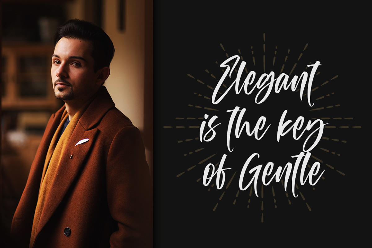 Attomi Gilbert, a Script Font by Motokiwo (Photo 6 of 9)