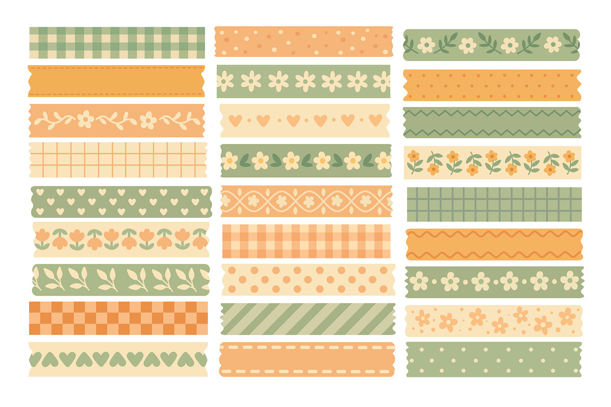 Washi Tape Set, a Decorative Illustration by ananastya (Photo 2 of 3)