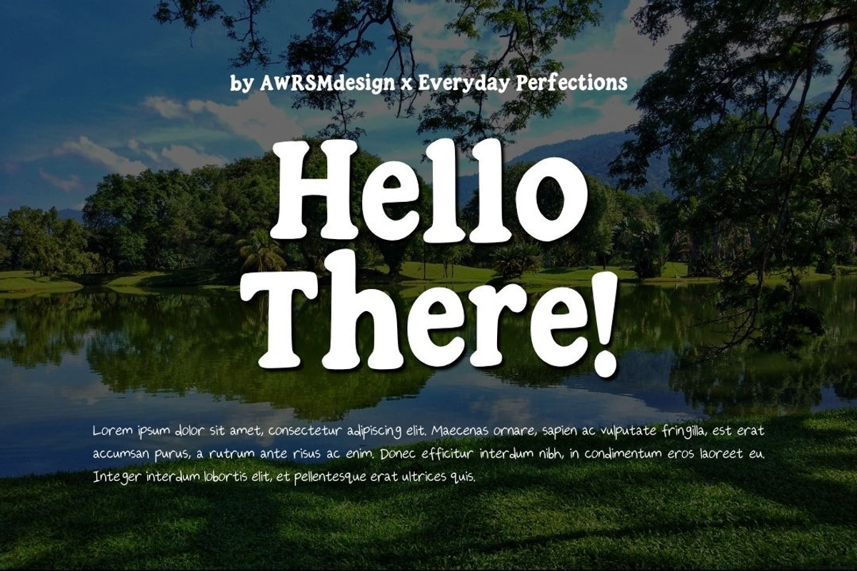 Felmora | Bold Display Font, a Handwritten Font by Everyday Perfection (Photo 3 of 5)